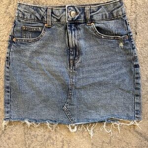 Wild Fable Blue Denim Mini Skirt